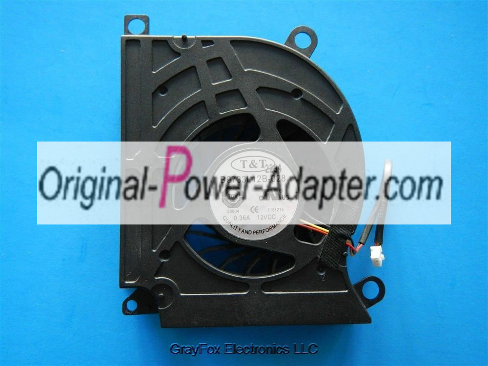 new MSI GT70 1762 OEM T T Fan B9733L12B-028 12V DC 4 pin Genuine